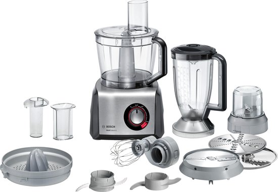 Bosch MultiTalent 8 MC812M844 - Foodprocessor - Zwart/RVS van Bosch