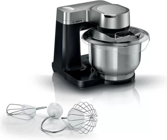Bosch MUM Serie 2 - MUMS2VM00 - Keukenmachine - 900W - 3,8L - Zwart/RVS van Bosch