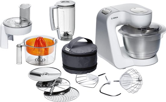 Bosch MUM5 - MUM54230 - Keukenmachine - 900W - 3,9L - Wit/Zilver van Merkloos