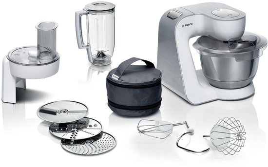 Bosch MUM58W20 keukenmachine 3,9 l Zilver, Wit 1000 W van Merkloos