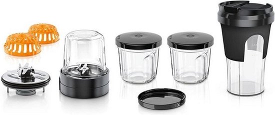Bosch MUZ45XTM1 TastyMoments - Keukenmachine accessoire - Blender & chopper pakket - Zwart van Bosch