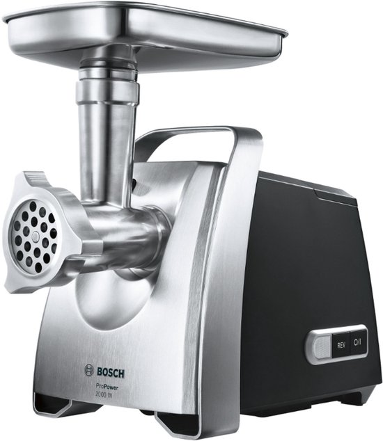 Bosch ProPower MFW68660 - Vleesmolen - 800 W - Zwart/Zilver