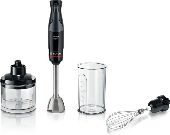 Bosch Serie 4 MSM4B621 - ErgoMaster staafmixer - 1000W - Zwart van Bosch
