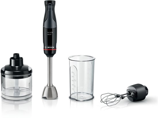 Bosch Serie 4 MSM4B624 blender 0,6 l Staafmixer 1000 W Antraciet, Zwart van Bosch