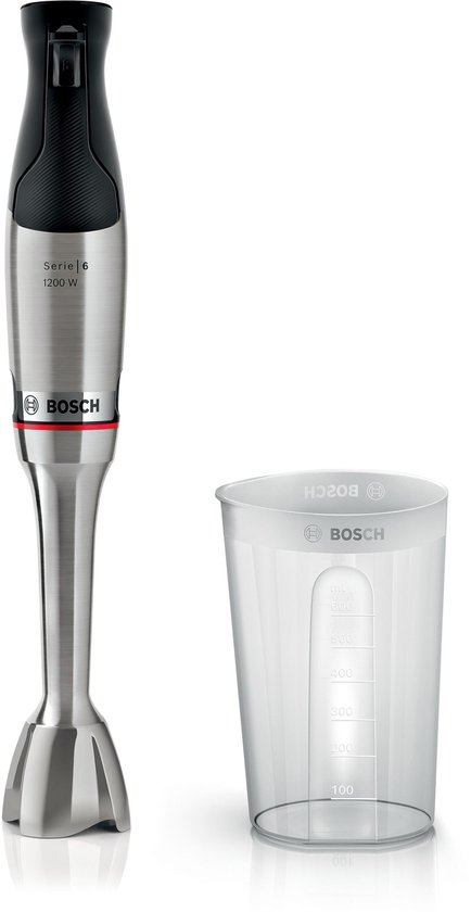 Bosch Serie 6 MSM6M810 - ErgoMaster Staafmixer - 1200W - RVS - Inclusief maatbeker van Bosch