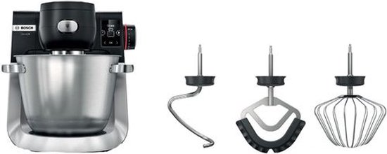 Bosch Serie 6 MUMS6ZS00 keukenmachine 1600 W 5,5 l Zwart, Roestvrijstaal Ingebouwde weegschalen van Merkloos