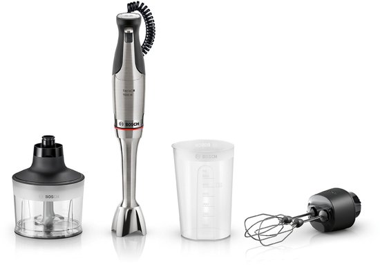 Bosch Serie 8 MSM8M934 - ErgoMaster Staafmixer - 1500W - Roestvrijstaal van Merkloos