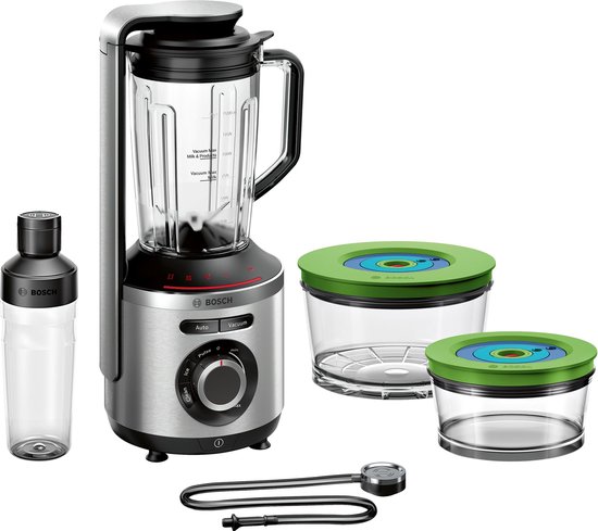 Bosch VitaPower Serie 8 MMBV625M - Vacuümblender - Zilver van Bosch
