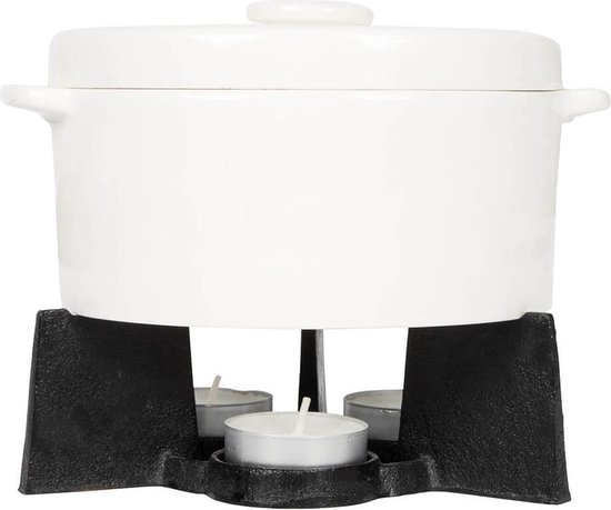 Boska Cheese Baker L - voor o.a. Mac & Cheese - Ovenschaal met onderstel - Wit