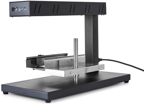 Boska Raclette Demi â€“ Traditionele Raclette - Draaibaar Frame RVS â€“ Voor Halve Raclettekaas