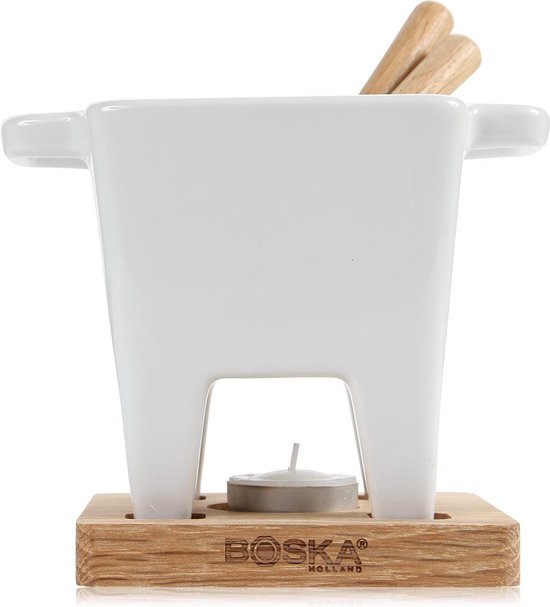 Boska Tapas Fondueset Bianco - Fondueset - Mag in vaatwasser en magnetron - 300 ml