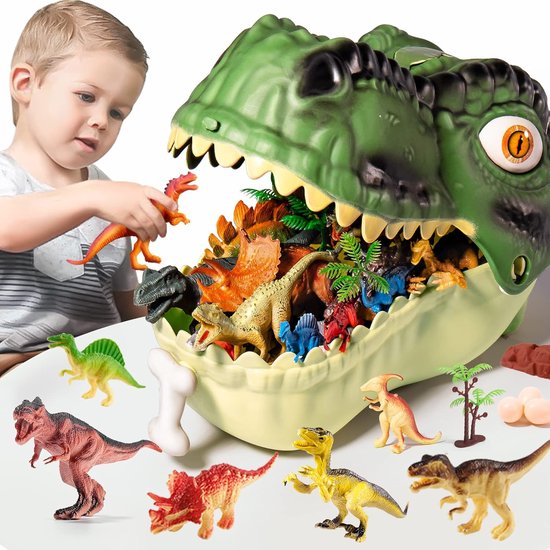 BOTC Dinosaurusspeelgoed - Voor kinderen 3-5 jaar - 45 stuks - Realistische Jurassic Dinosaurusfiguren - Educatieve figuren - geweldig cadeau van BOTC