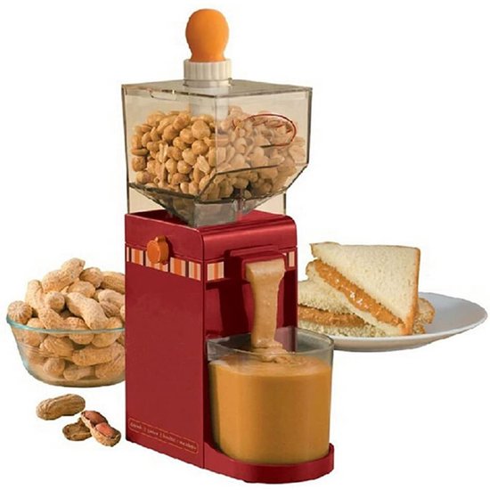 Boterbereider - Pindakaasbereider - Notenmolen - Kleine kookmachine - Thuis 110V/220V 120W Keukenbotermachine - Pinda's, cashewnoten, amandelen, hazelnoten van Merkloos