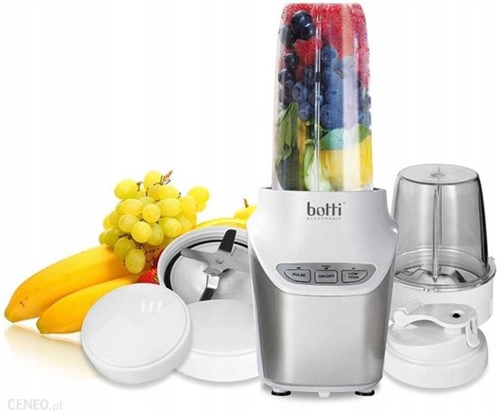 Botti Vitalis blender en smoothie maker - Nutri blender - 1000W - Wit van Merkloos