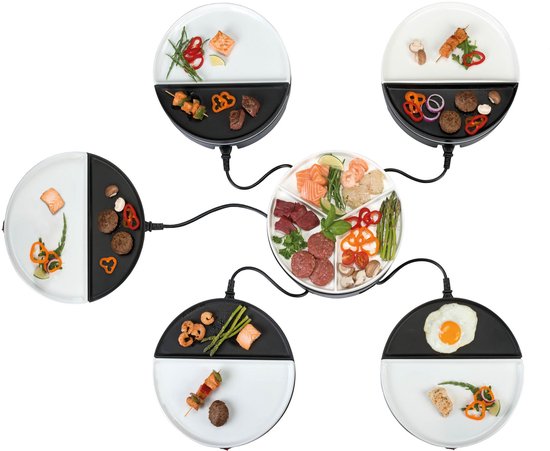 Bourgini Chef's Dinner Party Gourmetstel - 5 Personen - Bakplaat - PFAS-vrij - Vaatwasserbestendig
