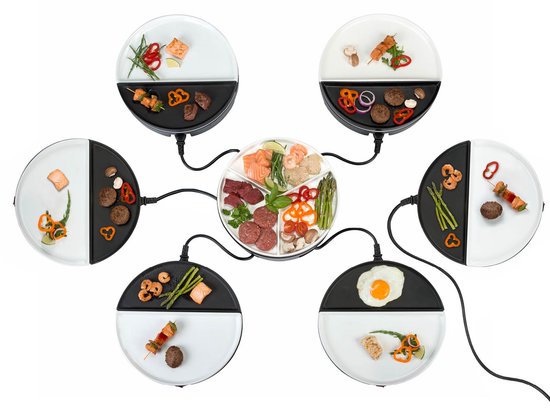 Bourgini Chef's Dinner Party Gourmetstel - 6 Personen - Bakplaat - PFAS-vrij - Vaatwasserbestendig