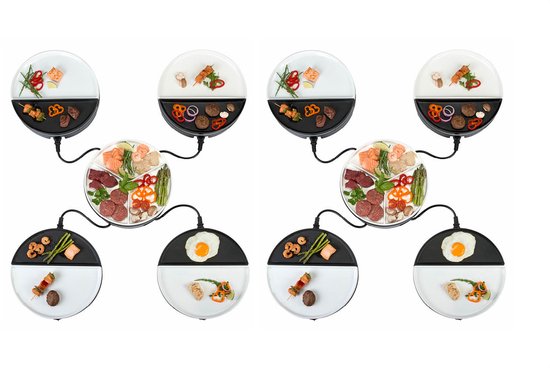 Bourgini Chef's Dinner Party Gourmetstel - 8 Personen - Bakplaat - PFAS-vrij - Vaatwasserbestendig