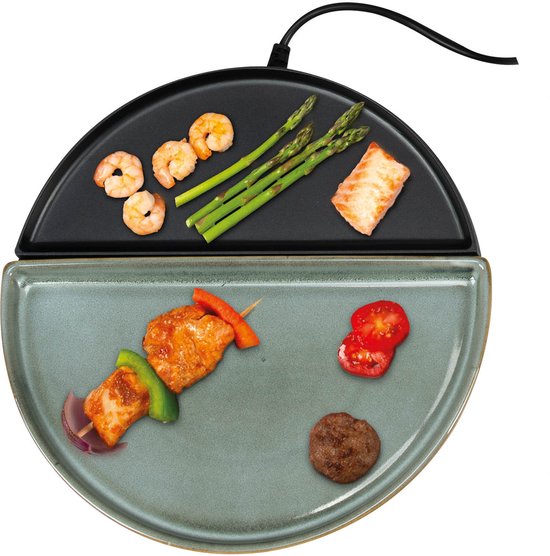 Bourgini Chef's Dinner party Gourtmetset - Uitbreidingsset- Glazed Grey - Bakplaat - PFAS-vrij - Vaatwasserbestendig