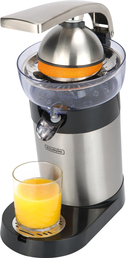 Bourgini Grand Citrus Juicer - Elektrische Citruspers - RVS van Bourgini