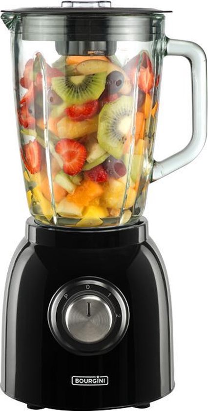 Bourgini Nostalgic Blender Black 1.5L van Bourgini