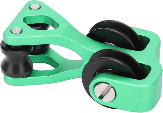 Bow Cable Slider Bow String Roller Cable Slide String Splitter Aluminiumlegering Ultralichte Katrolmodule met Lage Wrijving en Lager voor Compoundbogen 3/8 Inch Kabelstang