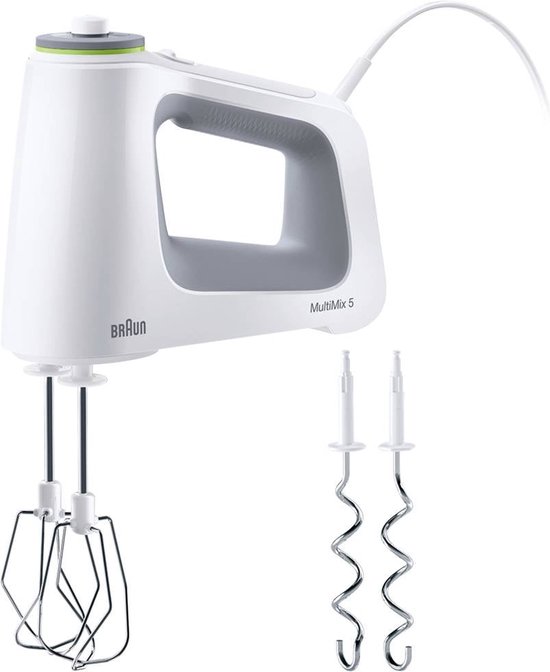 Braun HM 5000 WH Handmixer 700W Grijs, Wit van Merkloos
