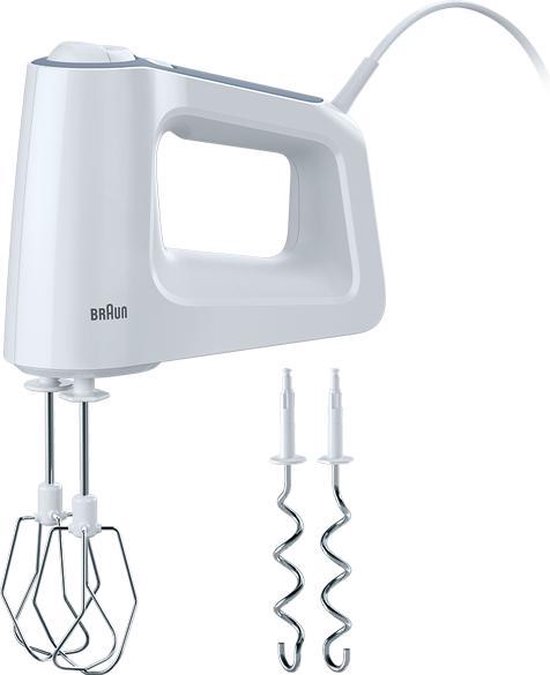 Braun MultiMix 3 HM3100WH - Handmixer - Wit van Braun