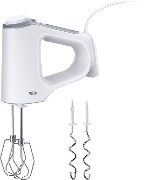 Braun MultiMix 3 HM3200WH - Handmixer - Ergonomische handgreep - 500W - 5 standen + turbo