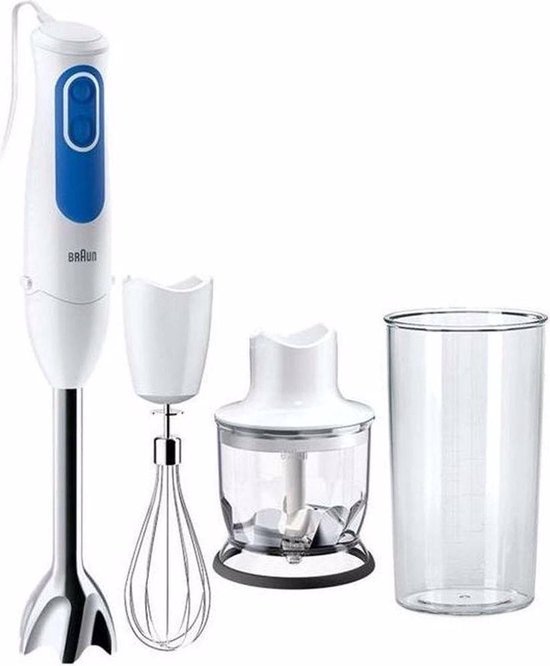 Braun MultiQuick 3 MQ3025WH Spaghetti - Staafmixer - Wit van Braun