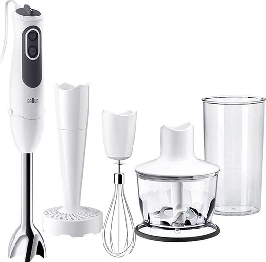 Braun MultiQuick 3 Vario MQ3137WH Sauce+ - Staafmixer - Wit van Braun