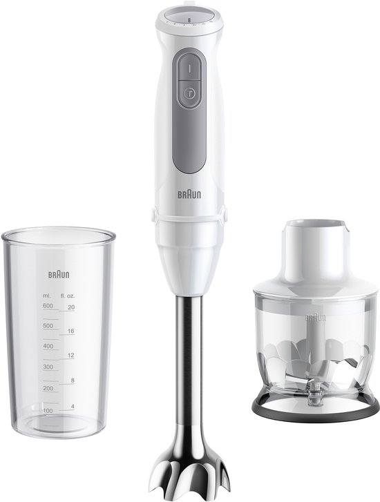 Braun MultiQuick 5 MQ50.201M - Staafmixer - Wit van Merkloos