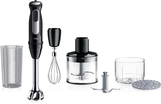 Braun MultiQuick 5 Pro MQ55.254M - Staafmixer - Zwart van Braun