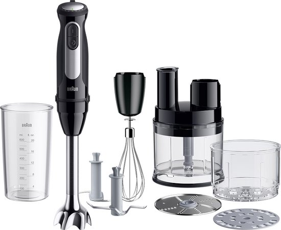 Braun MultiQuick 5 Pro MQ55.755M - Staafmixer - Zwart van Braun