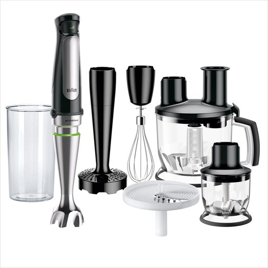 Braun MultiQuick 7X MQ7087X - Staafmixer - Zwart van Braun