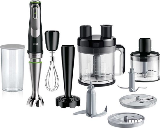 Braun MultiQuick 9 MQ9187XLI - Staafmixer - Zwart van Braun