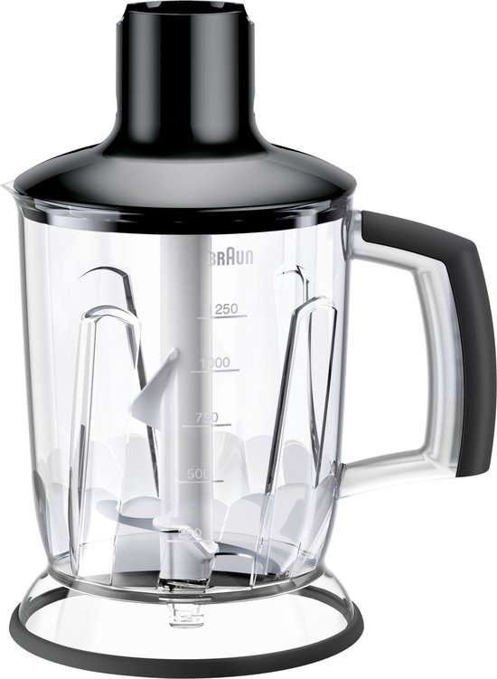 Braun MultiQuick MQS601BK Staafmixeraccessoire - Hakmolen/Blender - Geschikt voor EasyClick+ systemen van Braun