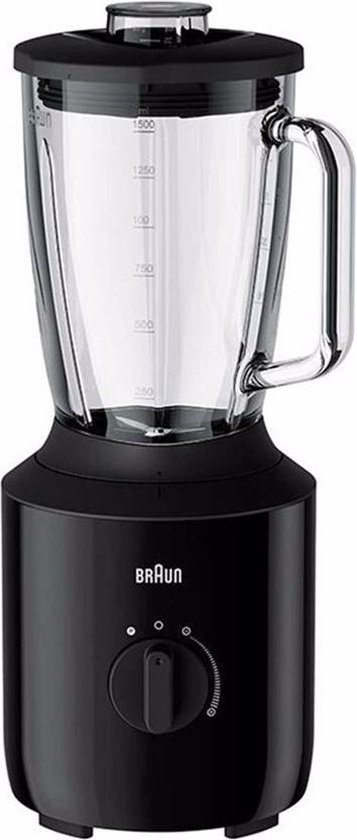 Braun PowerBlend 3 JB 3150 BK - Blender - Zwart van Merkloos