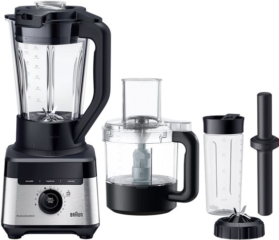 Braun PowerBlend 7 JB7568BK - Blender - 1400 W - 2 L - Zwart van Braun