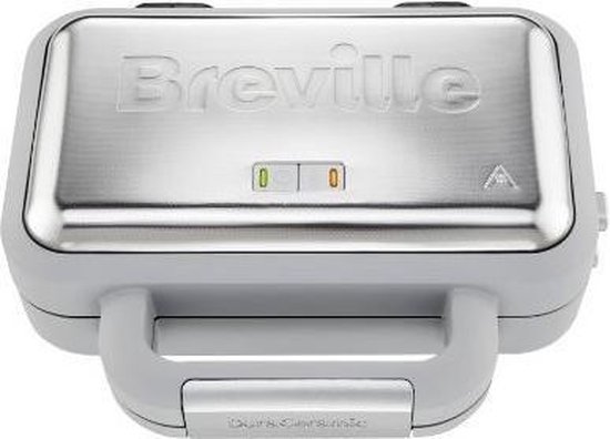 Breville DuraCeramic Wafel-ijzer - Uitneembare Bakplaten