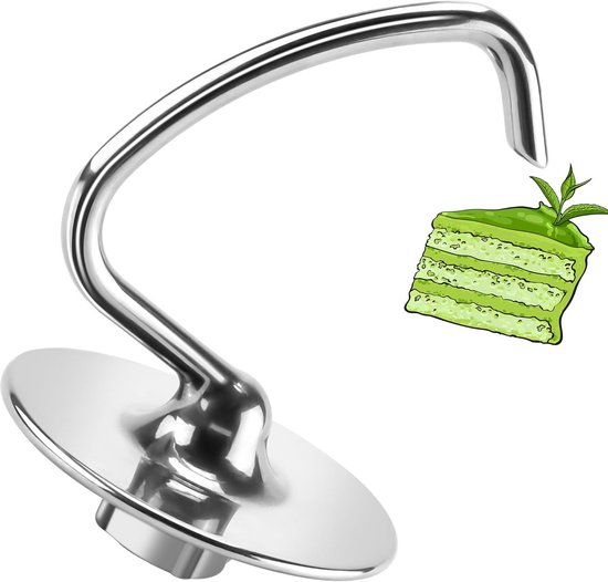 Brooddeeg Haak Vervanging voor Keukenmixer 4.5/5.0 QT Staande Mixers van Merkloos
