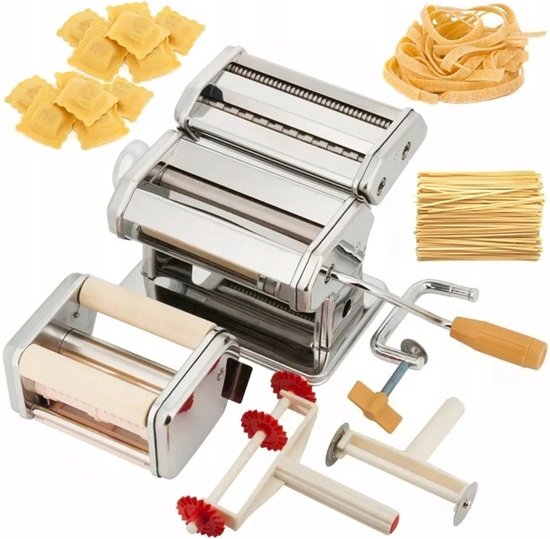 Brunbeste Multi Pastamachine - RVS - Pastamaker - Spaghetti, Ravioli, Lasagne van Brunbeste