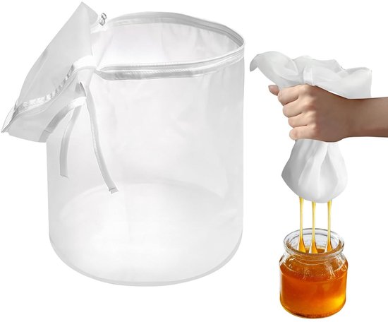 Bubble Bag 2 Gallon 220 Micron, Essentieel voor Extractie van Planten, Filterzakken voor Kruiden, Juicer en Wijnmaken van Merkloos