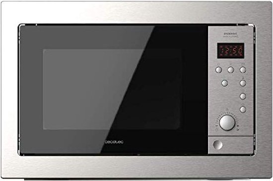 Built-in microwave Cecotec GrandHeat 2500 Built-In Steel Black 25 L Grill 900 W van Merkloos