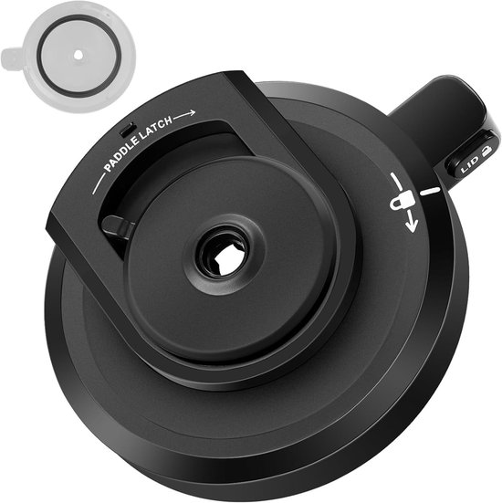 Buitendeksel geschikt voor Ninja Creami ijsmachine Ninja NC500/NC501/serie - herbruikbaar vervangend deksel - geen peddel van Merkloos