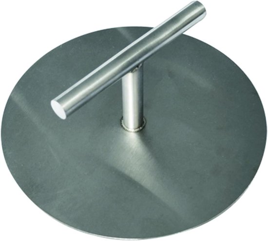 Burgerpers - Patty Maker - Vlees vormen - Eendelig roestvrij staal - 15 cm diameter - Zilverkleurig