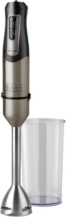 BXHBA1000E – Staafmixer 1000W | 20 Snelheden + Turbo | 4 Hoogwaardige RVS Messen | Afneembare Voet & Accessoires | Ergonomisch & Anti-Spat Design