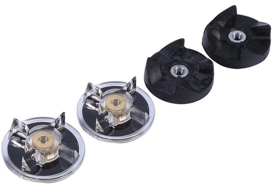 By shayne - Vervanging Blendertandwiel - Keukenaccessoires - Zwart - Rubberen Bladtandwielen - Compatibel met 250W-blender - Ideaal voor malen