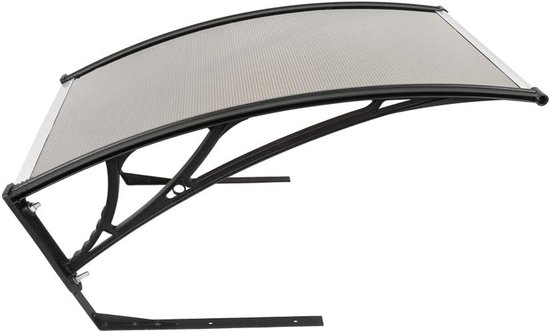Carport voor robotmaaier, bescherming tegen regen, hagel en uv-stralen, 78 x 100 x 50 cm (bruin)