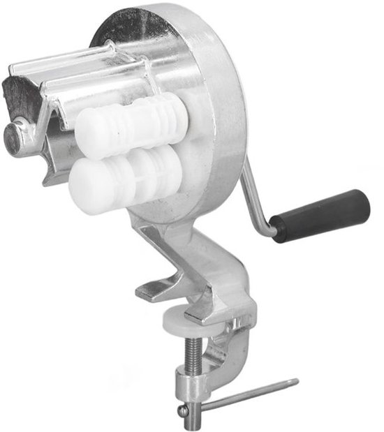 Cavatelli Maker - Handmatige Pasta Maker - Roestvrijstalen Noedels Pers - Compact en Gebruiksvriendelijk - Ideaal voor Thuis Koken - Zilver