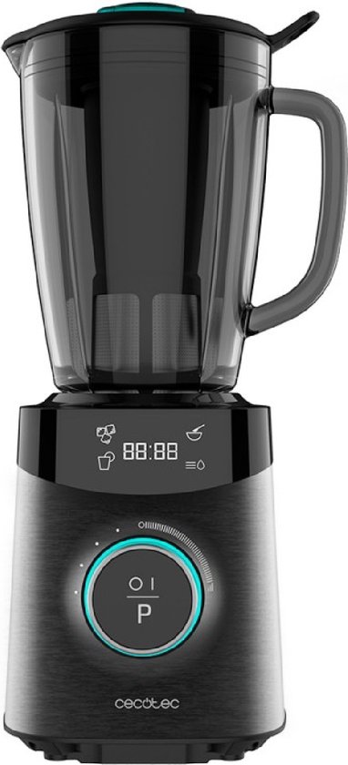 Cecotec 04304 blender 1,5 l Blender voor op aanrecht 1800 W Zwart, Roestvrijstaal